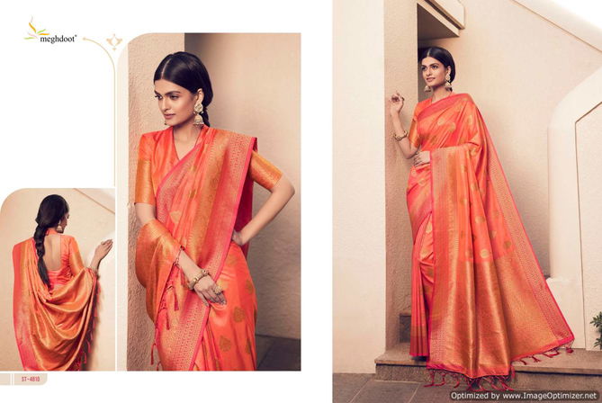 Meghdoot Fayra New Designer Fancy Exclusive Wear Silk Saree Collection